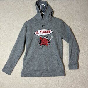 Under Armour Hoodie Youth XL Gray Kool Aid Man Logo Pullover Oh Yeaahh